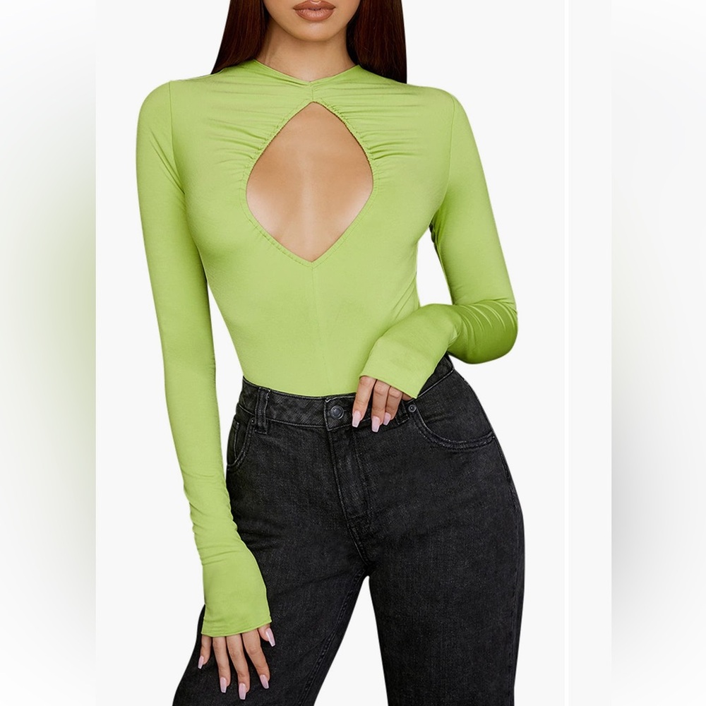 NWT House of CB Estrelle Cutout Bodysuit